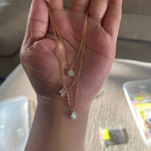 18k Saudi gold necklace 18inch